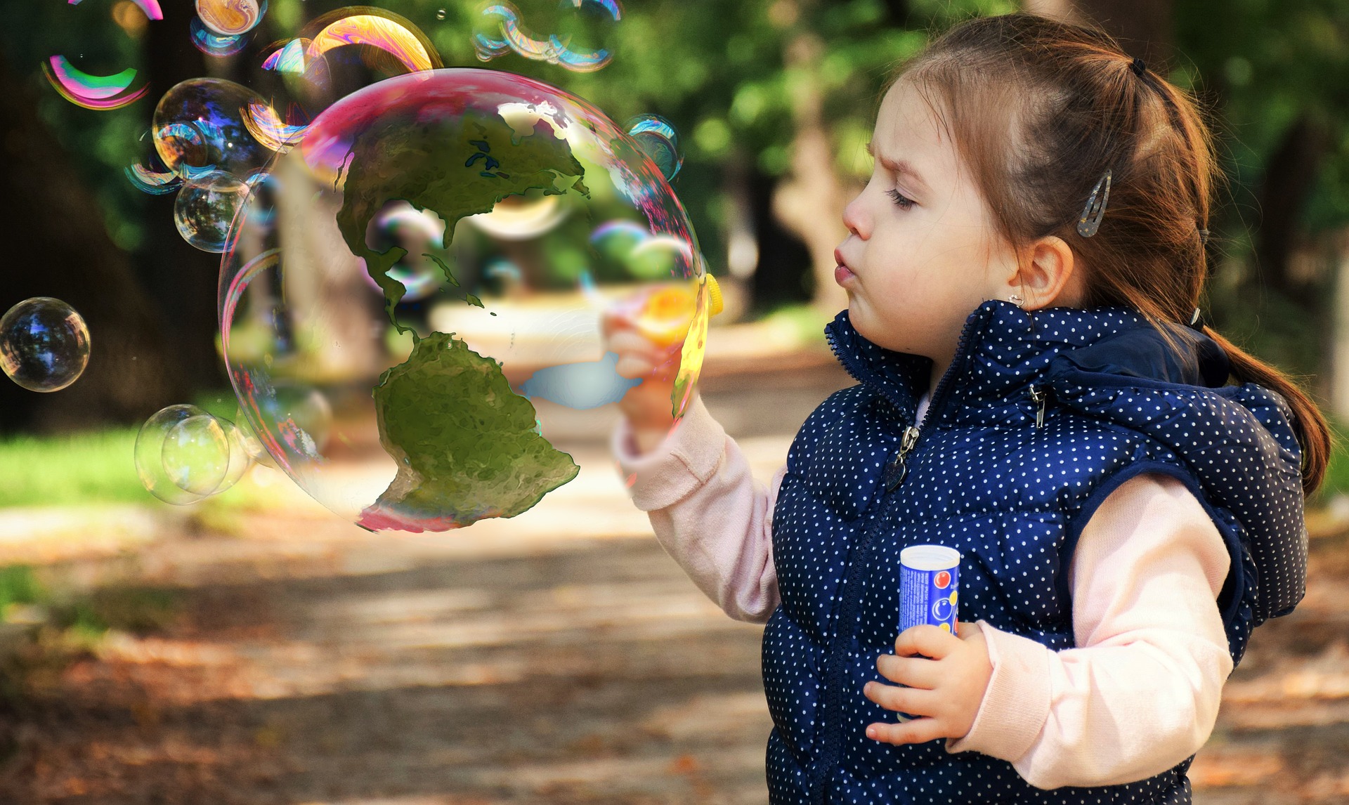 responsibility child bubbles